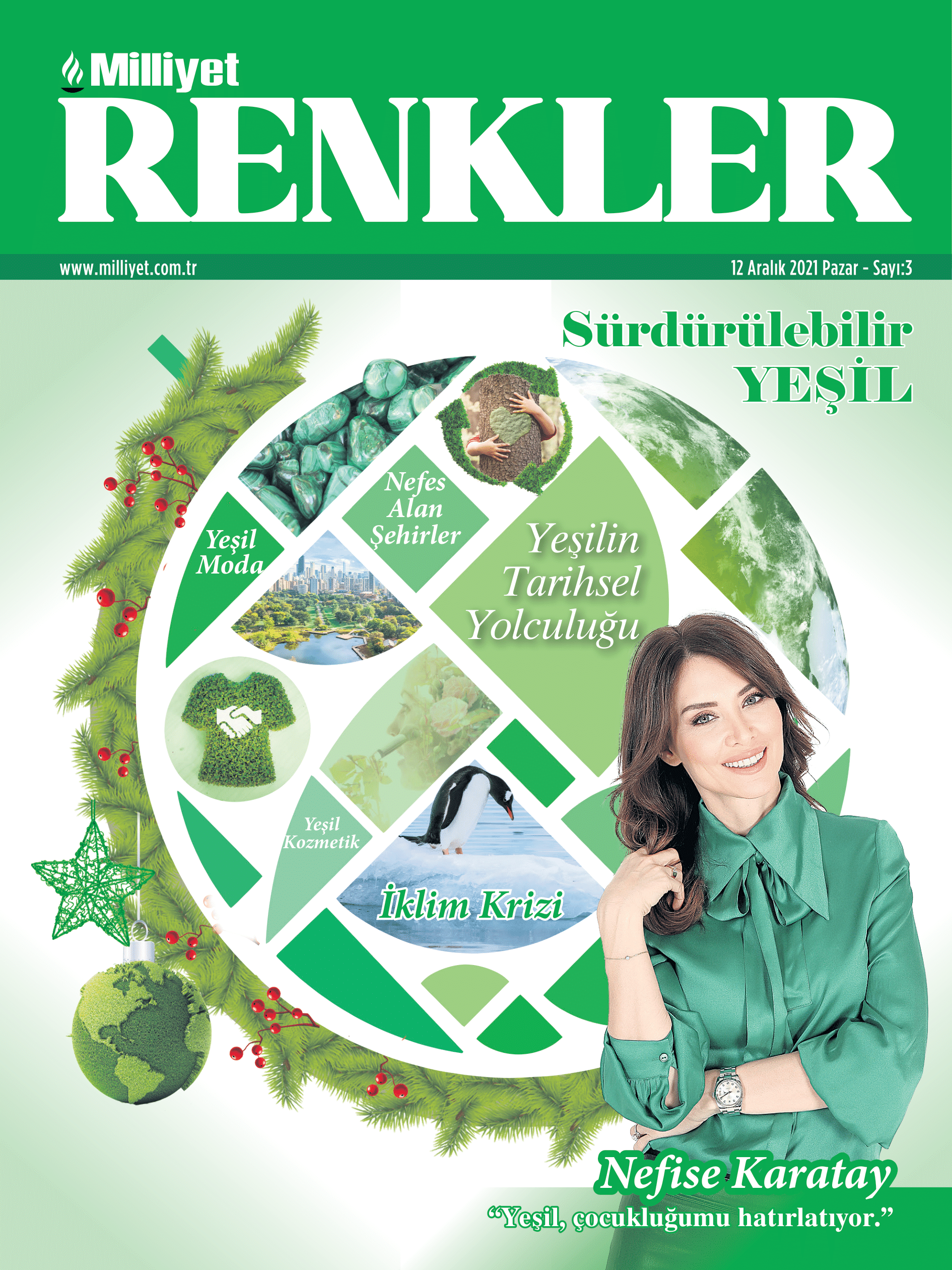 Milliyet Renkler Dergisi’nin Aralık ayı teması: Yeşil