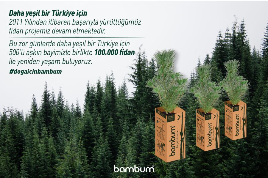 Yeşil Bir Türkiye İçin 100 Bin Fidan Dağıtımı