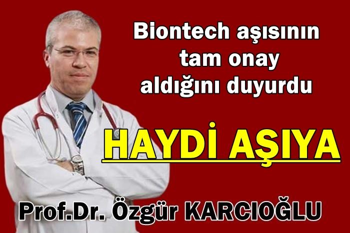 Prof.Dr. Karcıoğlu, Haydi Aşıya
