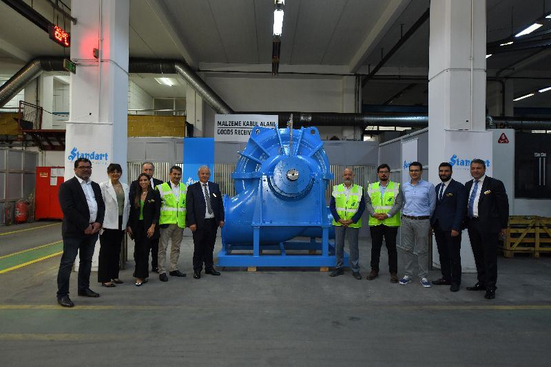 İBB yetkilileri Standart Pompa üretim tesislerini ziyaret etti…