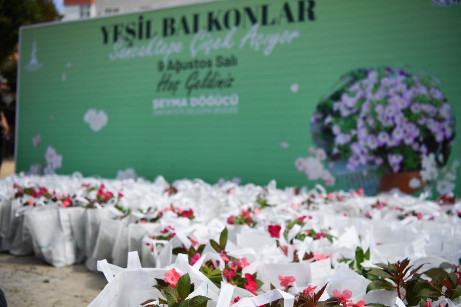 Yeşil Balkonlar ile Sancaktepe çiçek açıyor
