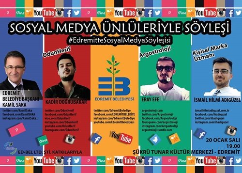 Sosyal Medya ünlüleri Edremit`te buluşuyor