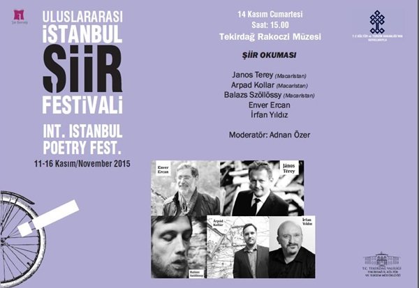 Uluslararası İstanbul Şiir Festivali Tekirdağ?da