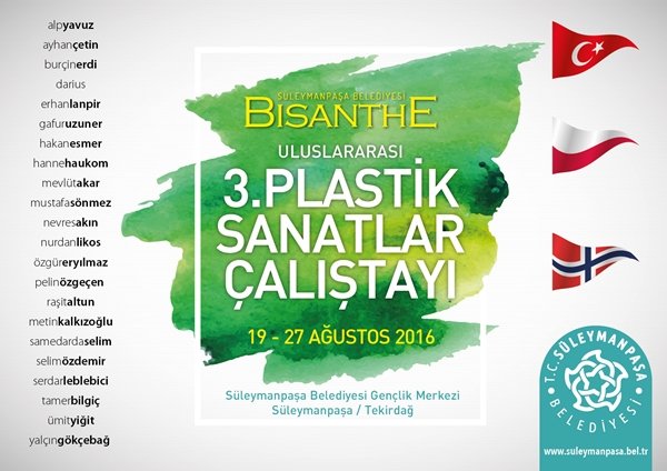 Süleymanpaşa`da 3. Plastik Sanatlar Çalıştayı başlıyor