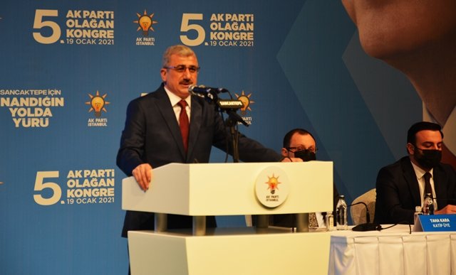 Sancaktepe`de Adil Kandemir Yeniden AK Parti İlçe Başkanı seçildi
