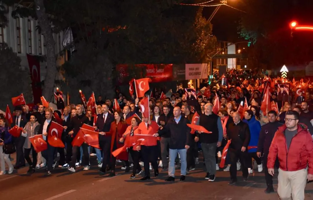 ŞARKÖY’DE CUMHURİYET COŞKUSU YANKILANDI!