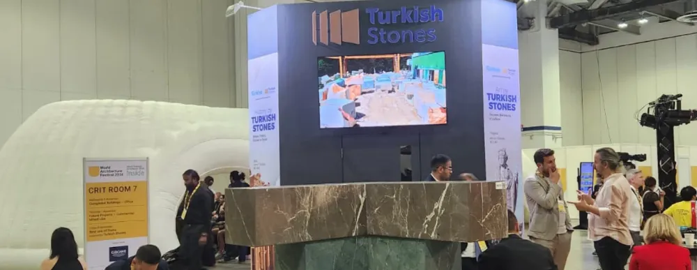 Turkish Stones, Türk doğal taşlarını World Architecture Festival’de tanıttı