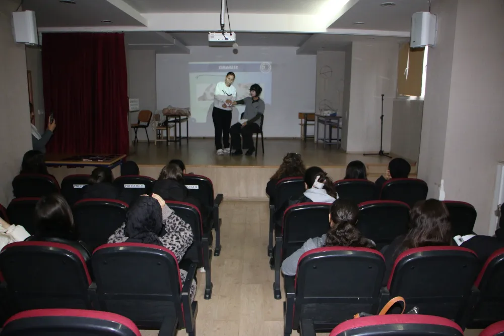 Kartal Fatma Aliye Mesleki ve Teknik Anadolu Lisesi Öğrencilerine İlk Yardım Eğitimi 