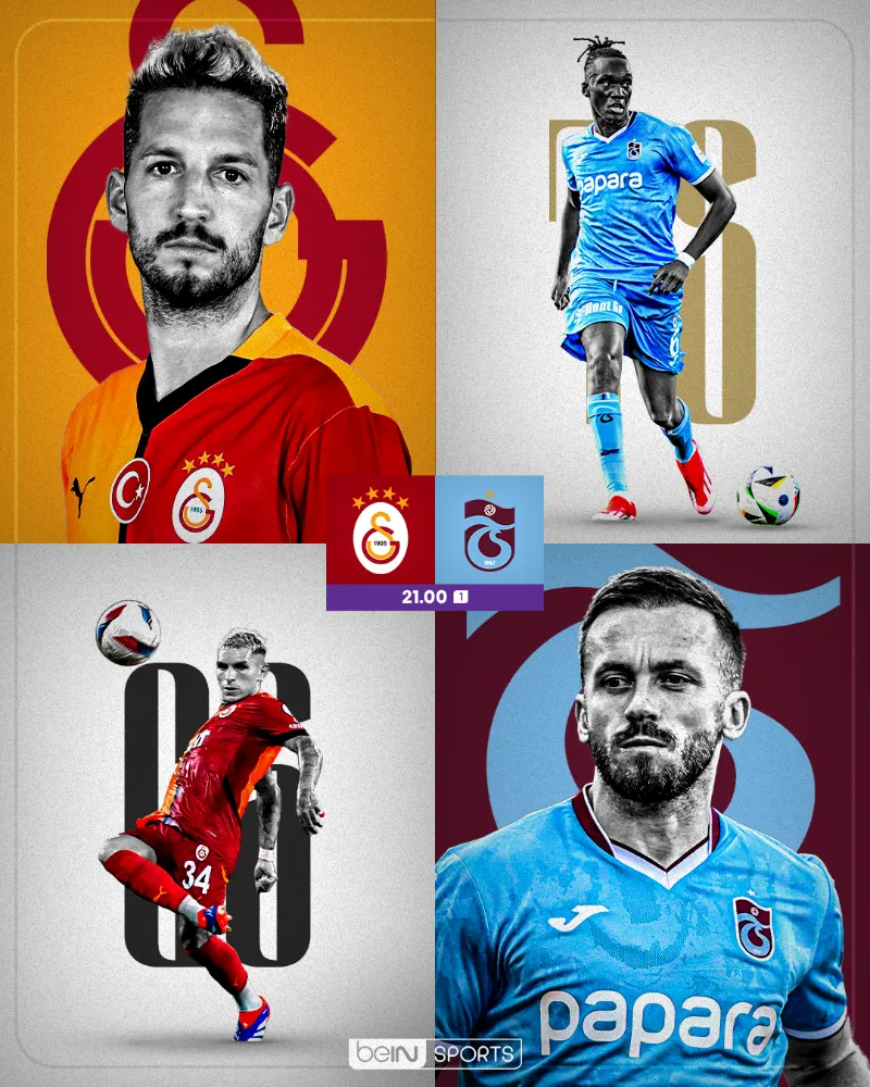 Yılın Son Derbisi Galatasaray-Trabzonspor beIN SPORTS Ekranlarında