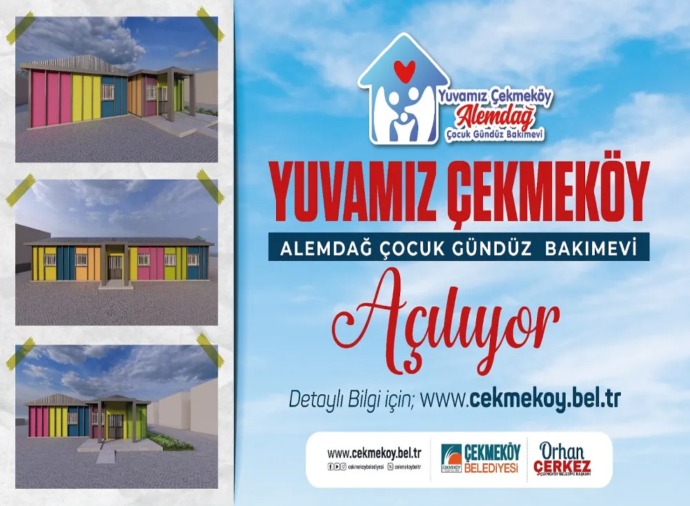 YUVAMIZ ÇEKMEKÖY ALEMDAĞ ÇOCUK GÜNDÜZ BAKIMEVİ’NDE ÖN BAŞVURULAR BAŞLADI