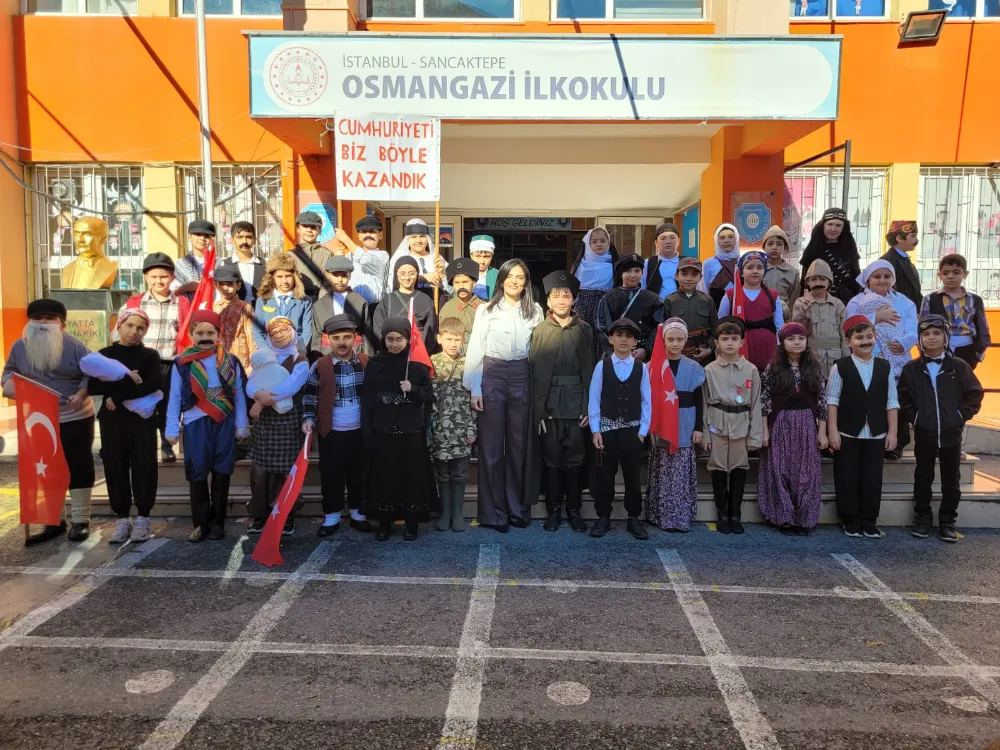 Küçük Yüreklerden Büyük Kahramanlık: Osmangazi İlkokulu’nda 29 Ekim Coşkusu