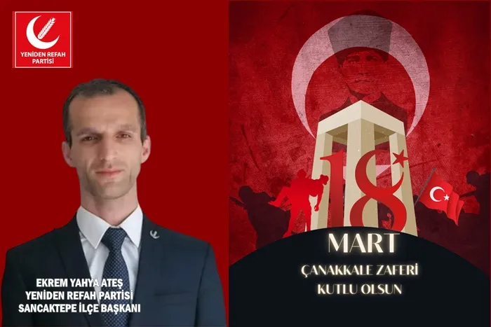Yeniden Refah Partisi Sancaktepe İlçe Başkanı Ekrem Yahya Ateş