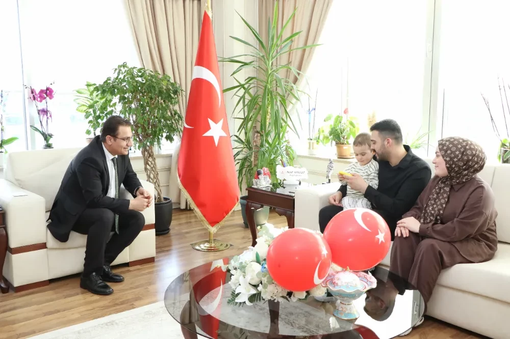 Kaymakam Naif Yavuz, Ali Asaf ve ailesini ağırladı