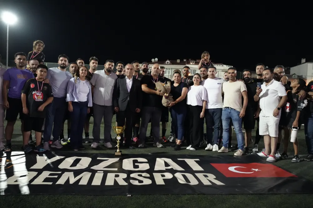 Gümüşkaş Köyü Futbol Turnuvasının  Şampiyonu Yozgat Demirspor oldu