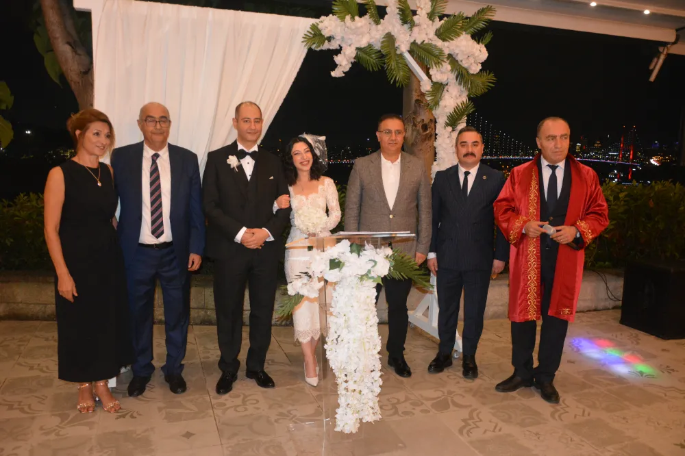 Gazeteci Tahsin Erkin Erk ve Berna Akkaya Dünyaevine Girdi