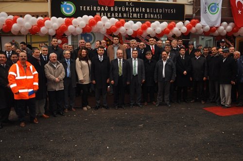 TEKİRDAĞ BÜYÜKŞEHİR BELEDİYESİ MALKARA HİZMET BİNASI HİZMETE AÇILDI