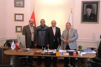 TÜM YEREL SEN?den Başkan Eşkinat?a ziyaret