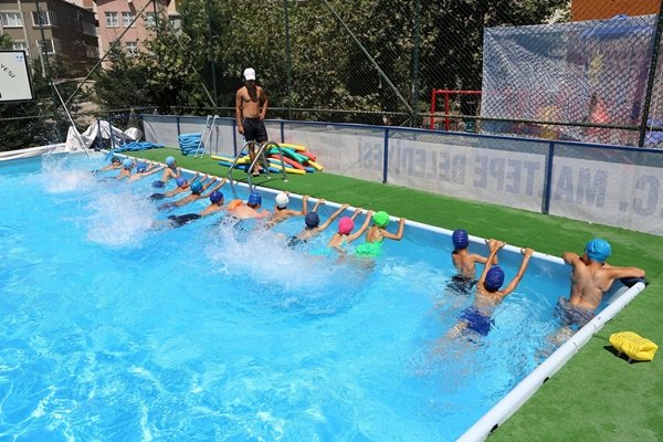 Maltepeli çocuklara şenlik gibi tatil  