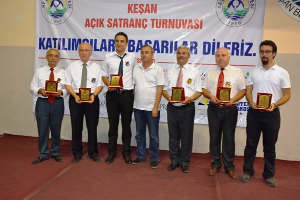 XIII. KEŞAN ULUSLAR ARASI AÇIK SATRANÇ TURNUVASI?NIN ÖDÜL TÖRENİ GERÇEKLEŞTİRİLDİ