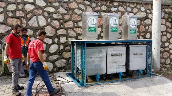 YER ALTI KONTEYNERLERİ 58 NOKTADA 