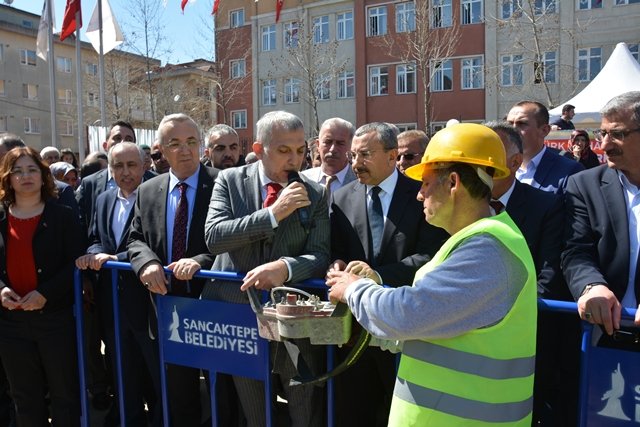 Sancaktepe`de yeni muhtarlık ve Aile Sağlığı Merkezinin temeli atıldı